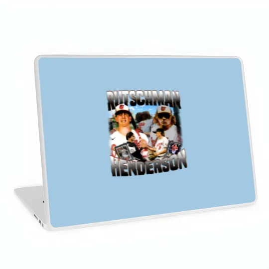 Discover Adley Rutschman Gunnar Henderson Baltimore Baseball Laptop Skins