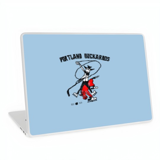 Discover Portland Buckaroos - Defunct Hockey Team - Vintage/Distressed Style - Ice Hockey - Laptop Skins