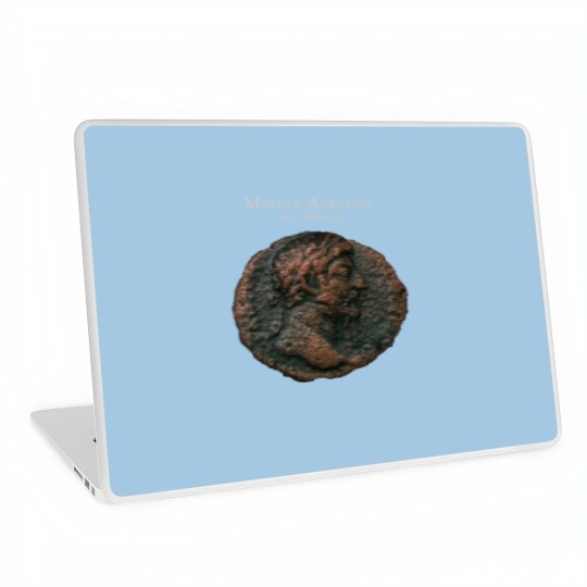 Discover Ancient Roman Coin - MARCUS AURELIUS Laptop Skins