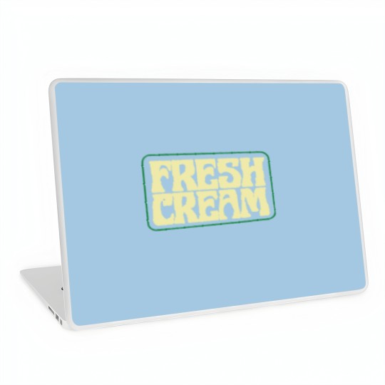 Discover Cream Band Laptop Skins