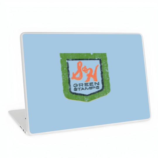 Discover Green Stamps distressed - Green Stamps - Laptop Skins