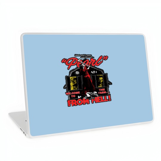 Discover Pearl Welcome To The Farm From Hell Laptop Skins, Pearl Horror A24 Movie