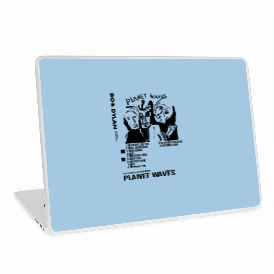 Discover Bob Dylan - Planet Waves Album Poster Laptop Skins