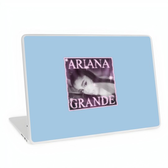 Discover Ariana Thank U, Next Homage Laptop Skins, Ariana Unisex Laptop Skins