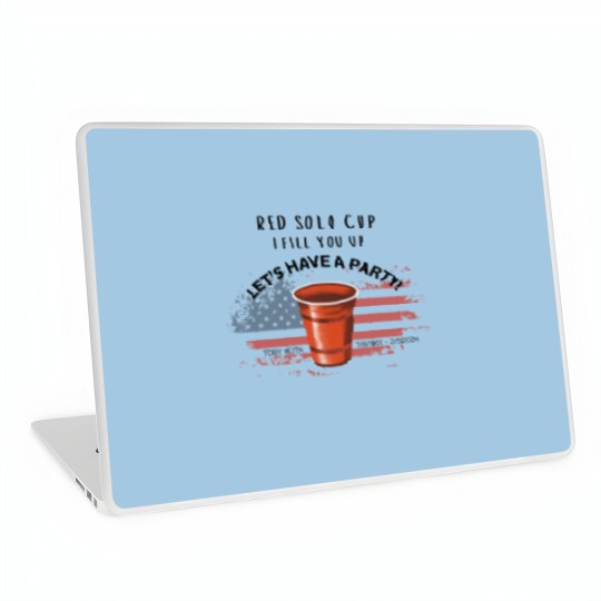 Discover Toby Keith Laptop Skins, Rememberance of Toby, Red Solo Cup