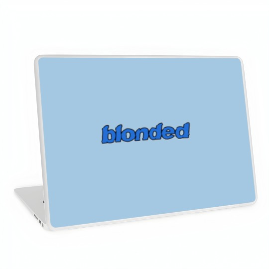 Discover Frank Ocean Blonded Logo Laptop Skins Black Medium
