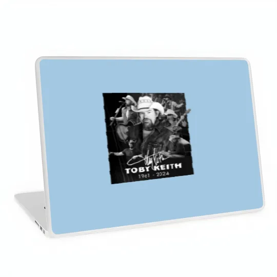 Discover Rare Collection In Memory Toby Keith 1961-2024 unisex Gift Laptop Skins