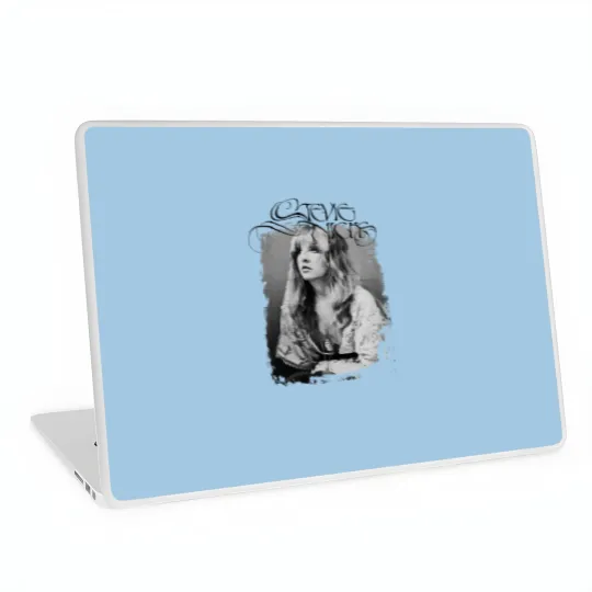 Discover Stevie Nicks Fleetwood Mac 1970's Rock N Roll Band Concert Laptop Skins