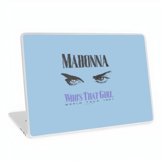 Discover 1987 Vintage Madonna Who's That Girl Tour Laptop Skins