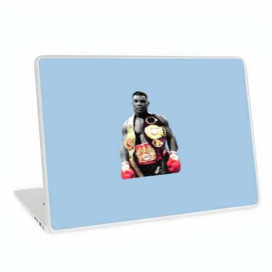 Discover Mike Tyson Boxing Men Laptop Skins Black Cotton Laptop Skins All Sizes S to 5XL