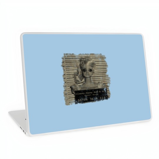 Discover Barbie Mugshot Laptop Skins