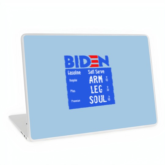 Discover High Prices Inflation Bad Economy Gas Pump Joe Laptop Skins