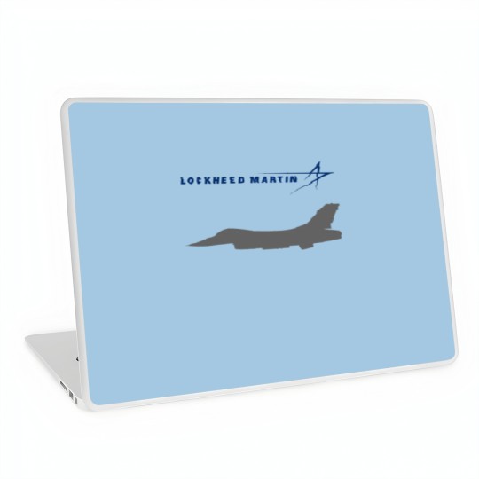 Discover Lockheed Martin F-16 Fighting Falcon Logo Unisex Laptop Skins