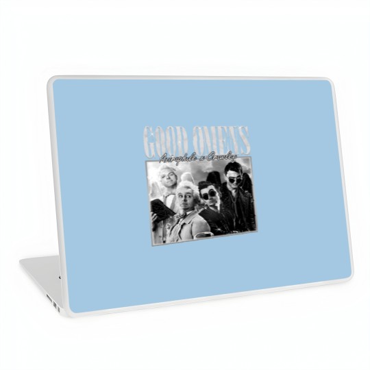 Discover Good Omens Movie Laptop Skins, Aziraphale 2023 Movie Bootleg Laptop Skins