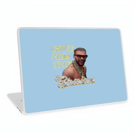 Discover Kirk Cousins Chains Laptop Skins, Rocking Ice Diamonds Necklaces Laptop Skins