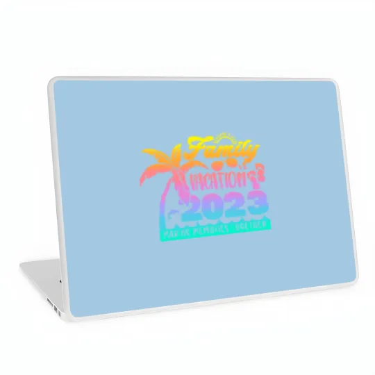 Discover Family Vacation 2023 Laptop Skin