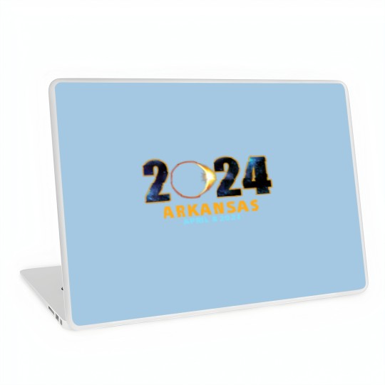 Discover Total Eclipse Arkansas Laptop Skins,  2024 Eclipse Souvenir Laptop Skins