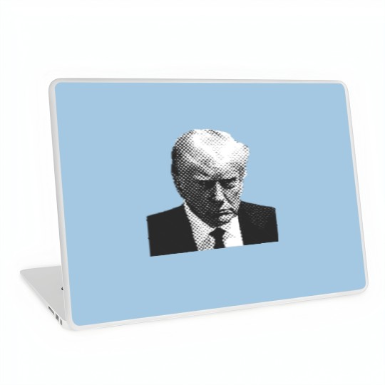 Discover Unisex Ultra Cotton Trump's Mugshot Laptop Skins