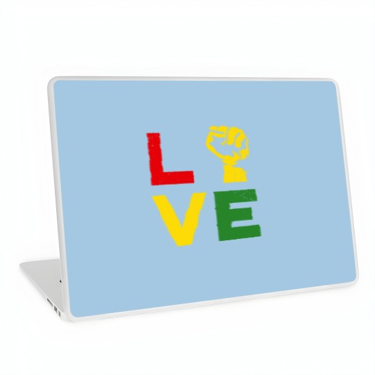 Discover Juneteenth Vintage Love Emancipation Day Melanin Black Pride Laptop Skins