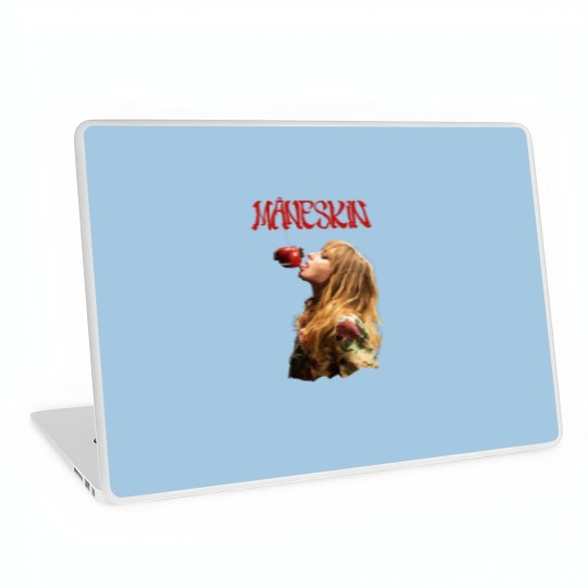 Discover Maneskin band poster art merch Laptop Skins / Victoria De Angelis print Laptop Skins