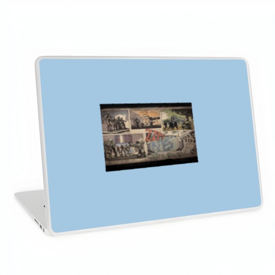 Discover Kino Der Toten COD Zombies Comic Loading Screen Laptop Skin