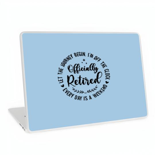 Discover Officially Retired 2024 Funny Laptop Skin