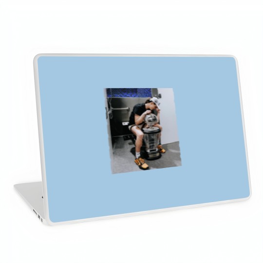 Discover Caitlin Clark Recreates Kobe Bryant Trophy Photo Laptop Skins