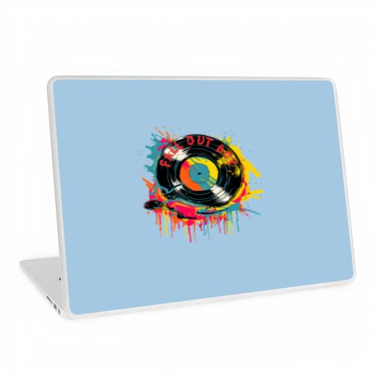 Discover Fall Out Splash Colorful Laptop Skins