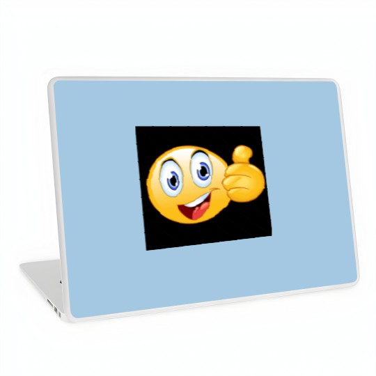 Discover Thumbs up smiley face Laptop Skins