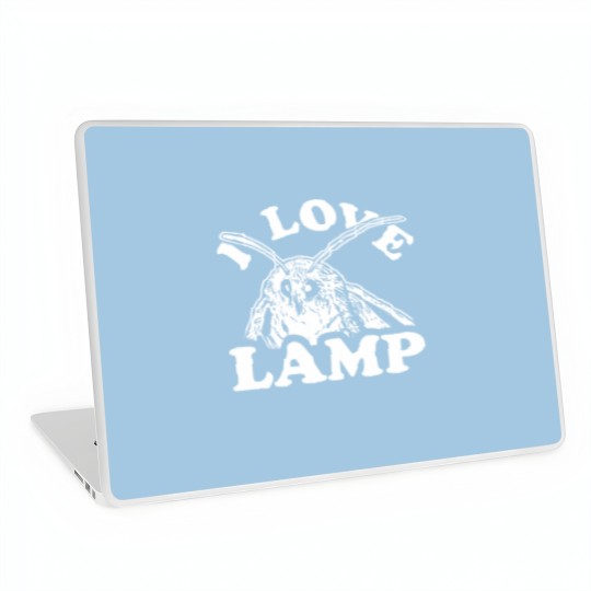 Discover I Love Lamp Moth Laptop Skins
