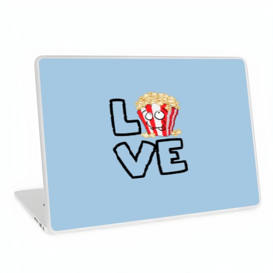 Discover Love Popcorn - Popcorn Lovers - Laptop Skins