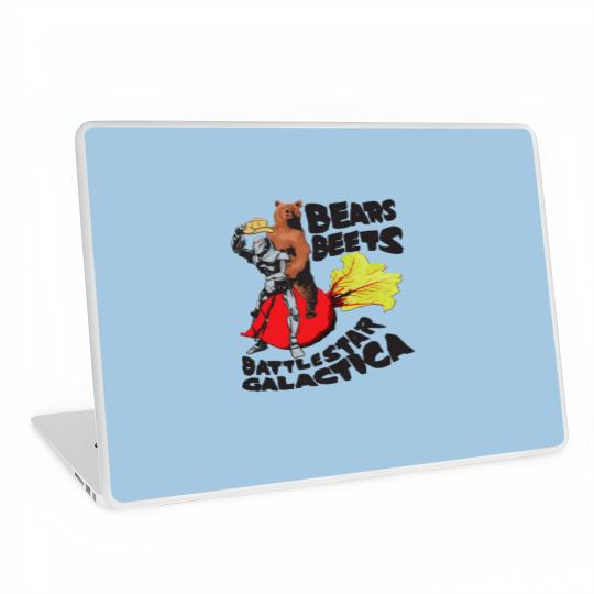 Discover Bears Beets Battlestar Galactica The Office - Bears Beets Battlestar Galactica - Laptop Skins
