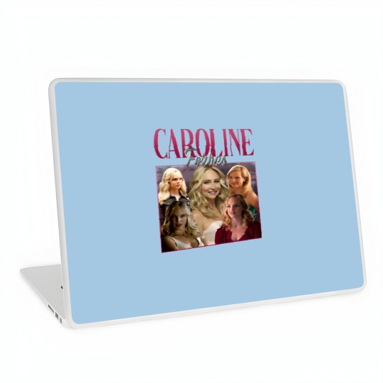 Discover Caroline Forbes Vintage Washed Laptop Skins, Actress Graphic Unisex Laptop Skins