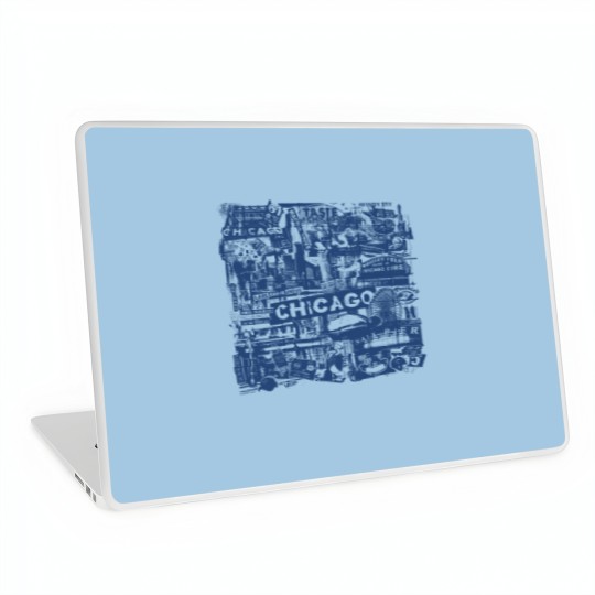Discover Chicago Windy City Vacation Laptop Skins