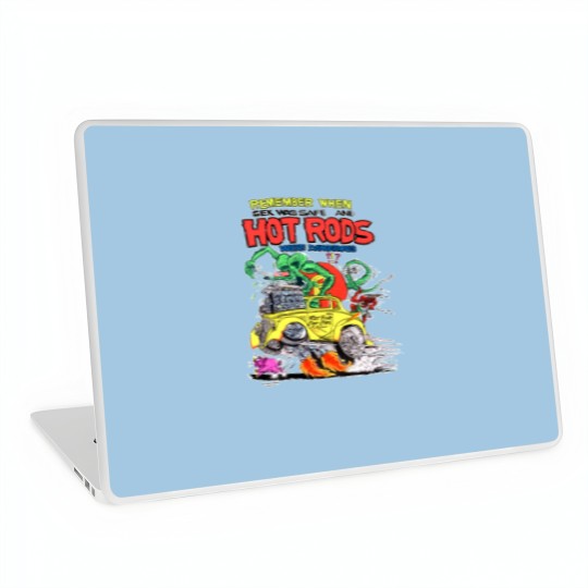 Discover Rare Vintage 1991s Rat Fink Hot Rods ROTH Laptop Skins