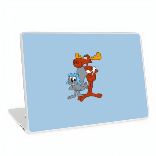 Discover Rocky and Bullwinkle Laptop Skins