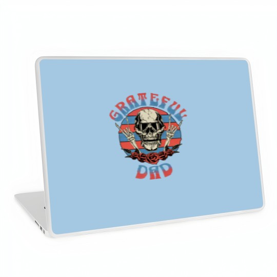 Discover Grateful Dad Laptop Skins, , Father's Day Laptop Skins, Fathers Day Gift,