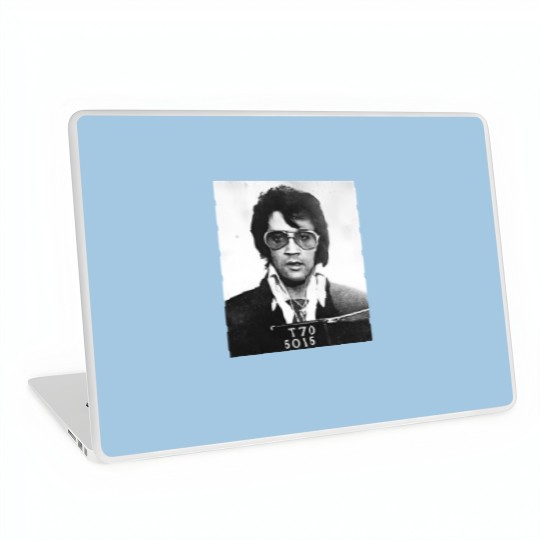 Discover VINTAGE MUGSHOT ELVIS - Elvis Presley - Laptop Skins