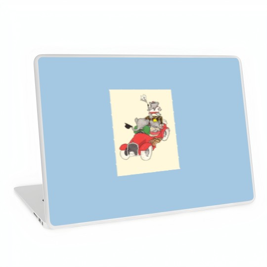 Discover Babar in a car Laptop Skins