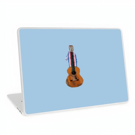 Discover Willie's Iconic Trigger Acoustic Guitar Laptop Skins