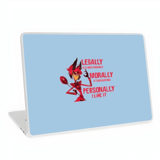 Discover Alastor Hazbin Hotel Meme Laptop Skins