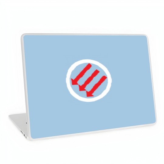 Discover Anti Fascist Three Arrows Iron Front Laptop Skins