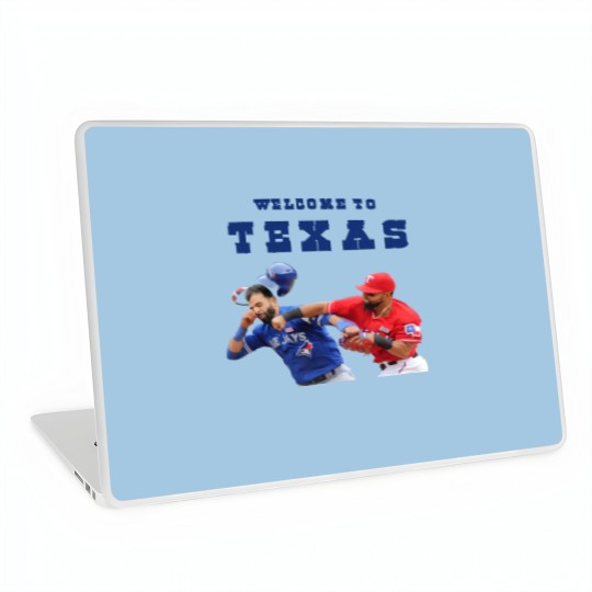 Discover Welcome To Texas Rougned Odor Jose Batista Punch Laptop Skins