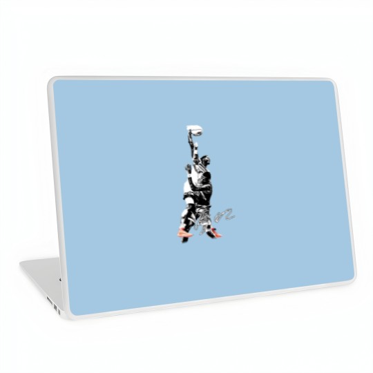 Discover Anthony Edwards Dunk on John Collins Minnesota Laptop Skins