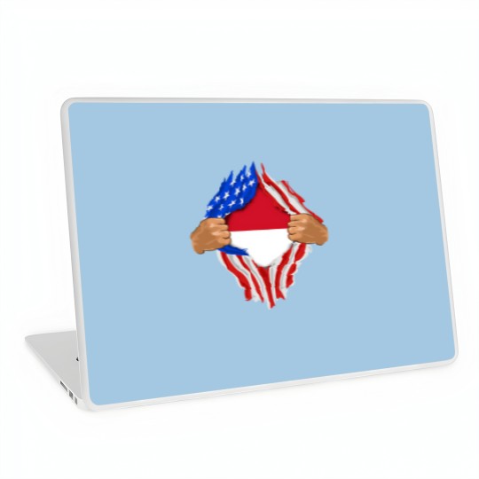Discover Indonesian Blood Inside Me Indonesia Flag Gift Laptop Skins
