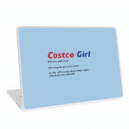 Discover Funny Costco Laptop Skins "Costco Girl" Costco Costco Employees and  Costco Lovers