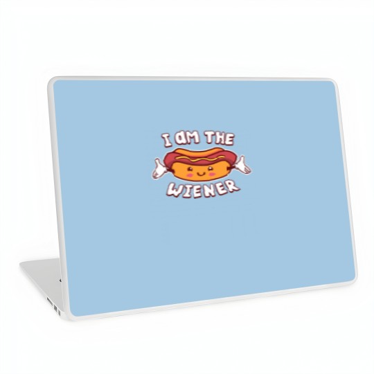 Discover I Am The Wiener Funny Kawaii Hotdog Lover Laptop Skins