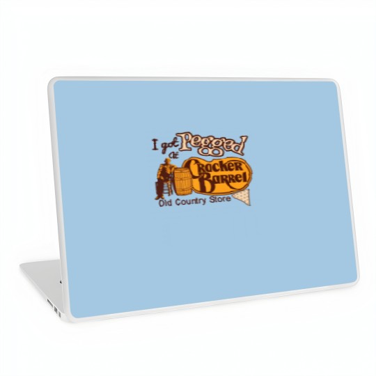 Discover I got Pegged at Cracker Barrel Old Country Store Laptop Skins, Cracker Barrel Laptop Skins