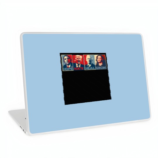 Discover Hope Hate Heal Grow Harris 2024 Laptop Skins