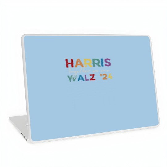Discover Harris Walz V-Neck Laptop Skin 2024 - Kamala